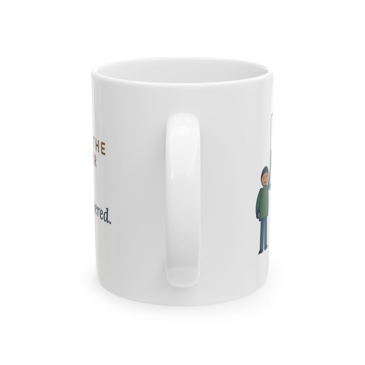 High School Psychology Teacher Mug - Bystander Effect, Nobody Volunteered Coffee Mug