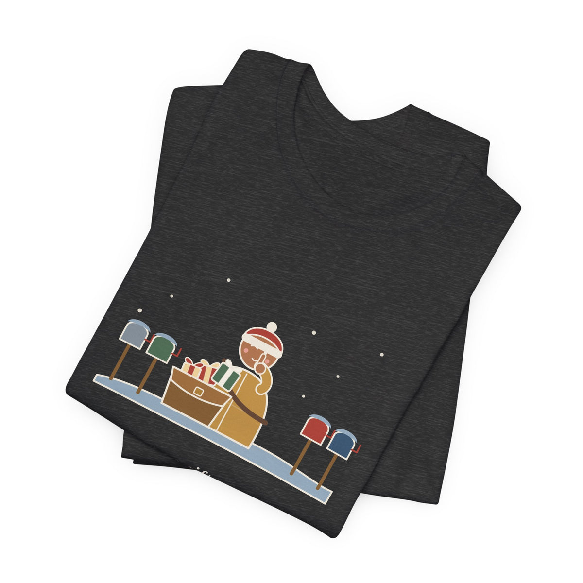 Mail Carrier Christmas T-Shirt - I Know Every Gift on Your List. I'm Not Telling