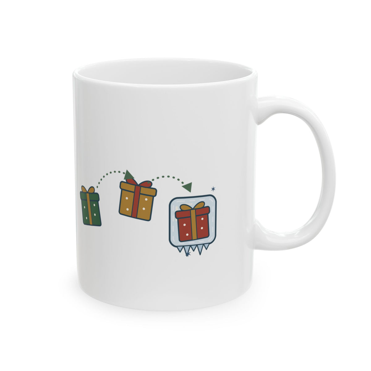 White Elephant Gift Exchange Mug - Stolen Twice. Frozen on the Third.