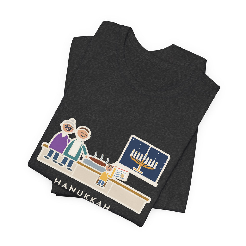 Funny Hanukkah Brisket T-Shirt, Grandma's Recipe, Three Generations, the Same Index Card, Recipe Card Tee