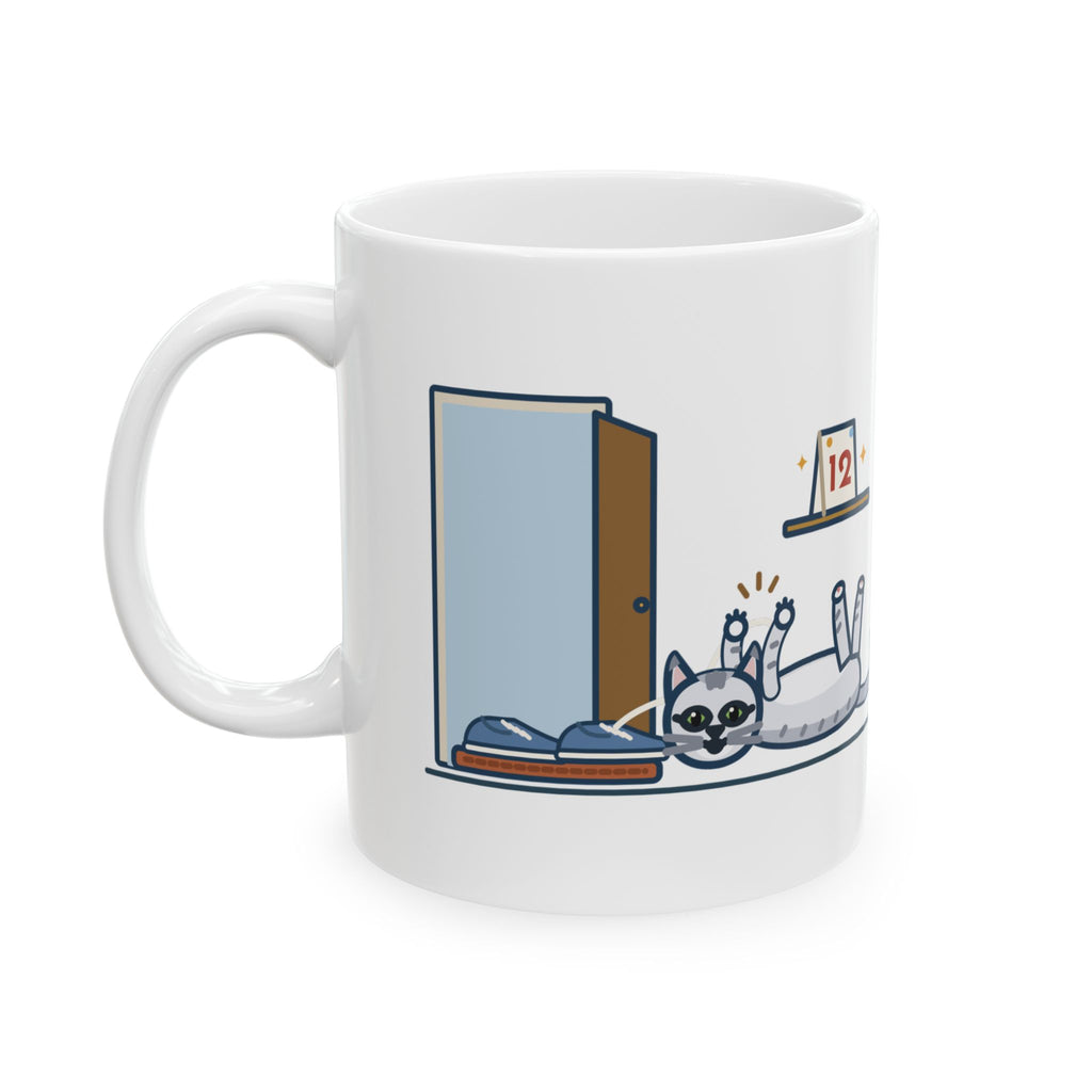 Burmilla Cat Mug - Twelve Years Old. Still Pounces on My Shoelaces. 11oz Coffee Mug