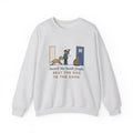 Sokoke Cat Crewneck Sweatshirt - First to the Door When the Leash Comes Out