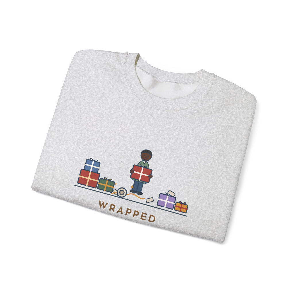 Funny Christmas Crewneck Sweatshirt - The Tape Was Under the Last Gift