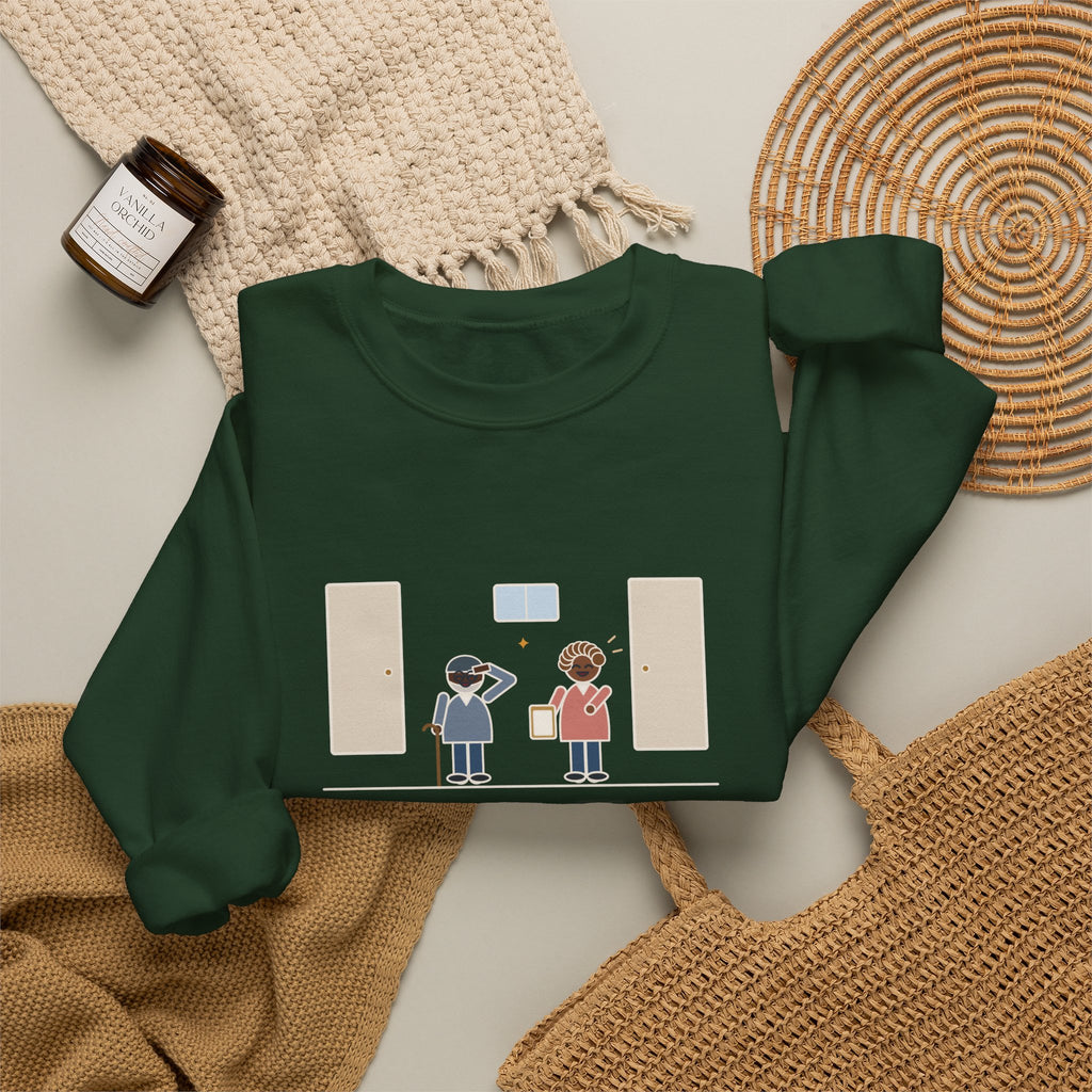 Veterans Clinic Nurse Crewneck Sweatshirt - My Branch Is Nursing