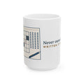 Large 15oz Crossword Puzzles Mug - Never Owned an Etui. Written It 200 Times. Word Nerd Gift