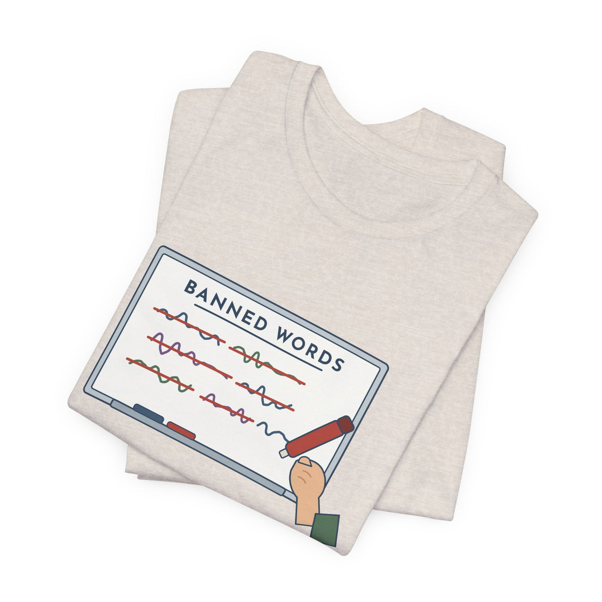 Middle School Teacher T-Shirt - I Don't Know What It Means. Stop Saying It. Banned Words Tee