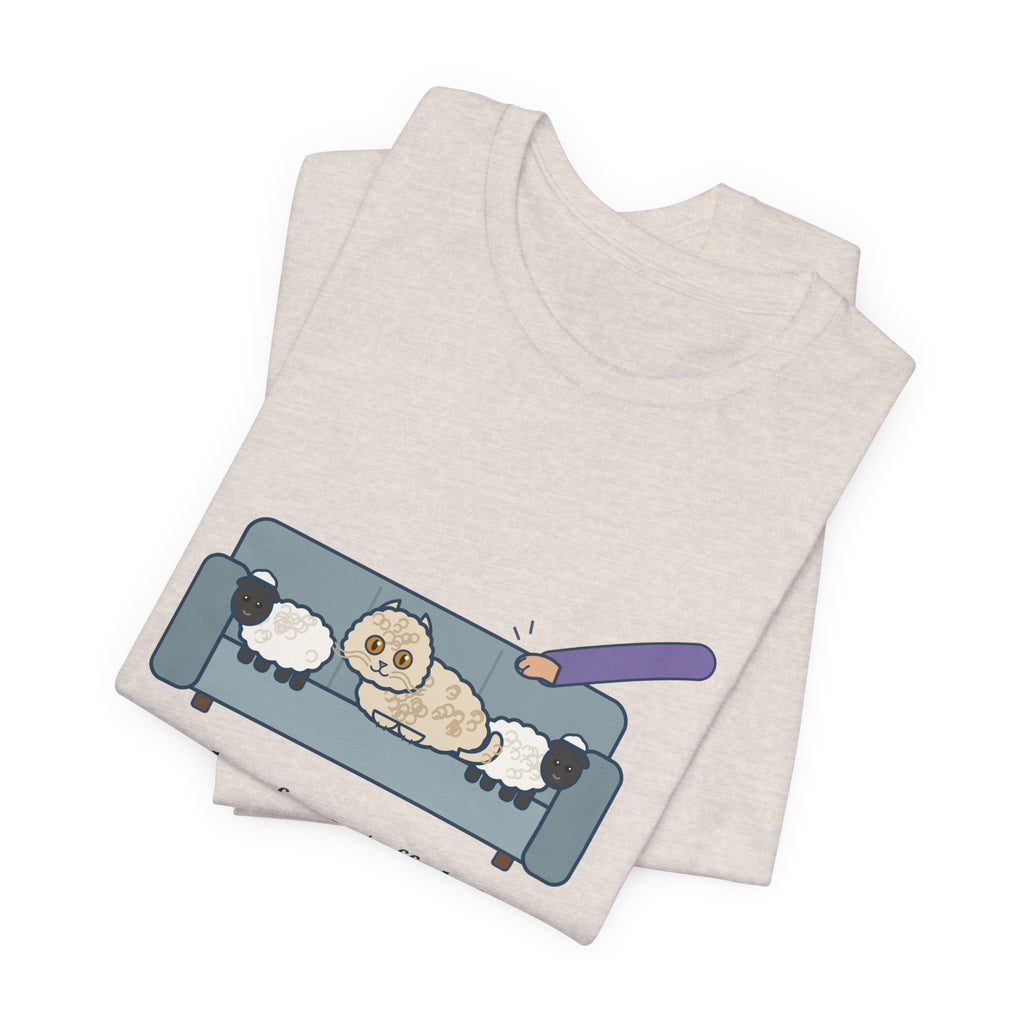Selkirk Rex Cat T-Shirt - Mistaken for a Stuffed Sheep Twice This Week