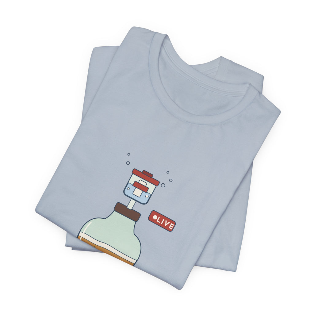 Homebrewing T-Shirt - Currently Watching the Airlock Funny Homebrewer Tee
