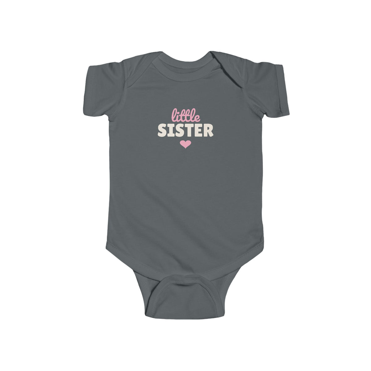 Little Sister Baby Bodysuit, Sibling Matching Newborn Outfit