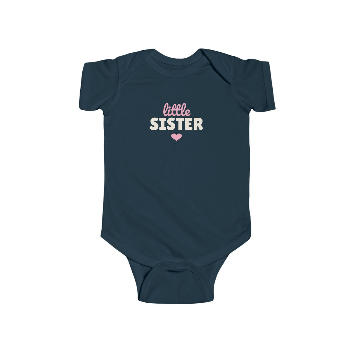 Little Sister Baby Bodysuit, Sibling Matching Newborn Outfit