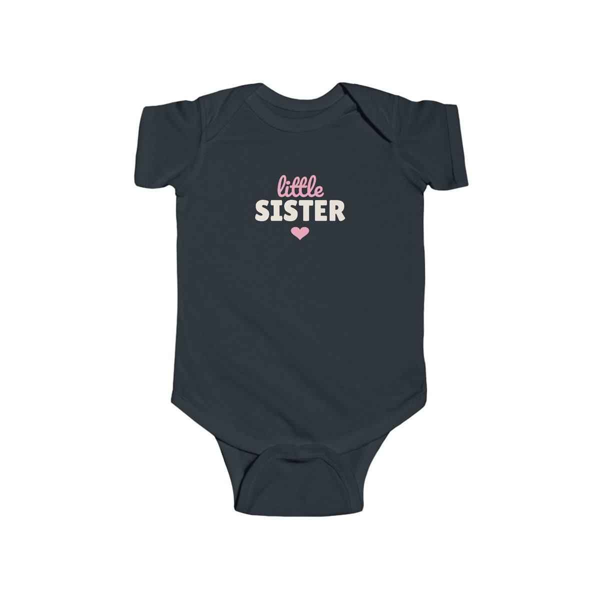 Little Sister Baby Bodysuit, Sibling Matching Newborn Outfit