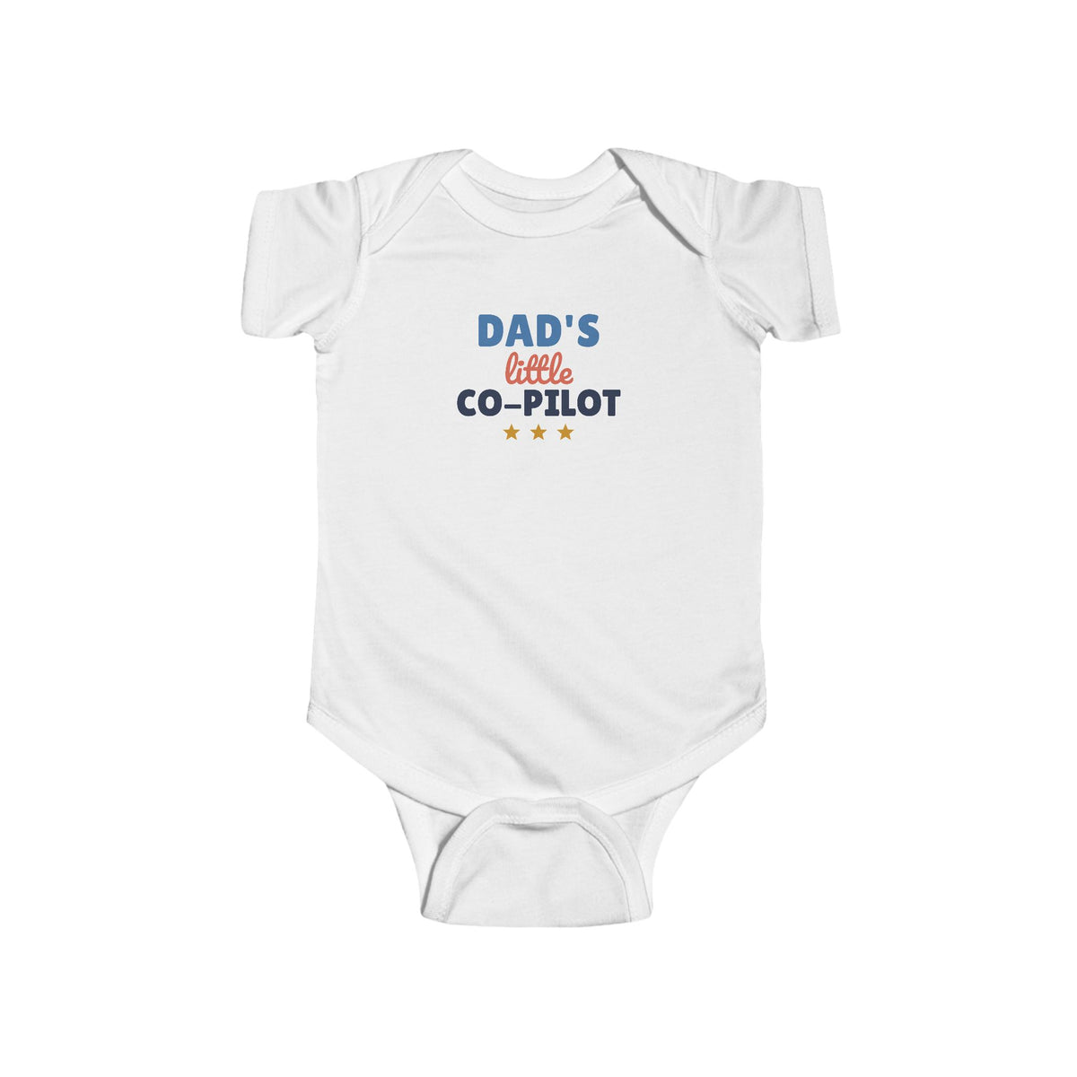 Dad's Little Co-Pilot Baby Bodysuit, Daddy and Baby Outfit