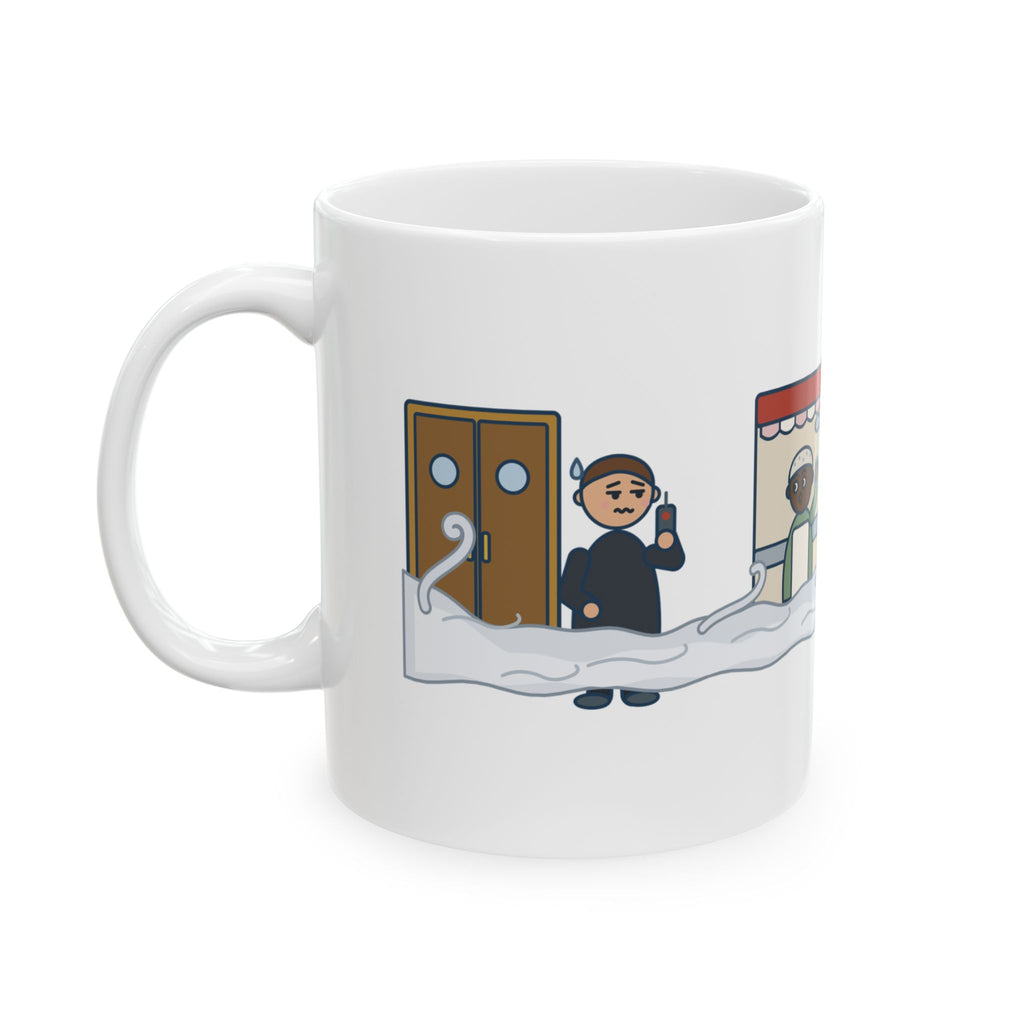 Stagecraft Teacher Coffee Mug 11oz - Tech Rehearsal. The Fog Machine Reached the Cafeteria.