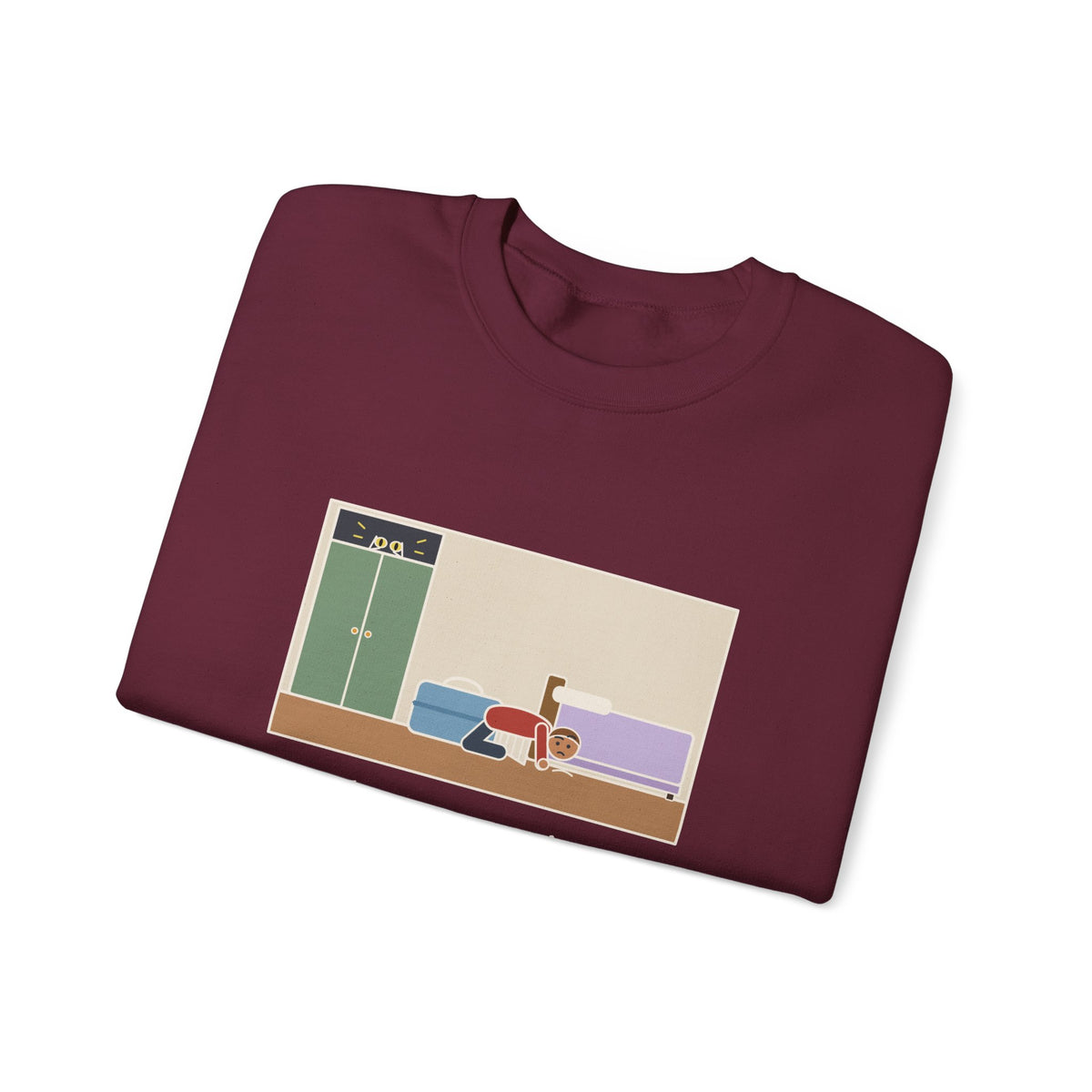 Vet Day Cat Sweatshirt, Got the Cat Carrier Out, The Cat Vanished for Three Hours, Funny Cabinet Hideout Crewneck