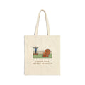 Chow Chow Tote Bag, Called by Name in the Yard, Decided Against It, Backyard Lion