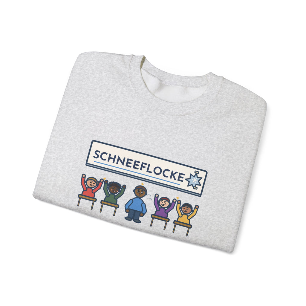 German Teacher Sweatshirt, Taught One Twelve-Letter Word, The Class Cheered When Somebody Finally Said It, Funny Whiteboard Win Crewneck