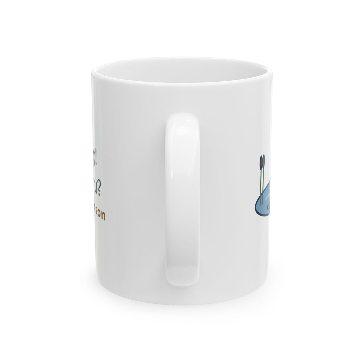 Dickinson Quote Mug, I'm Nobody Poem, Literary Frog and Hedgehog Coffee Mug 11oz