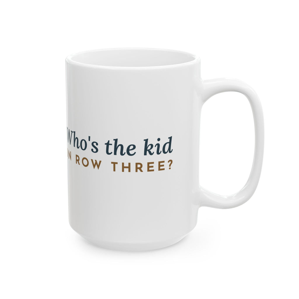 Large 15oz Yearbook Staff Mug - Who's the Kid in Row Three?