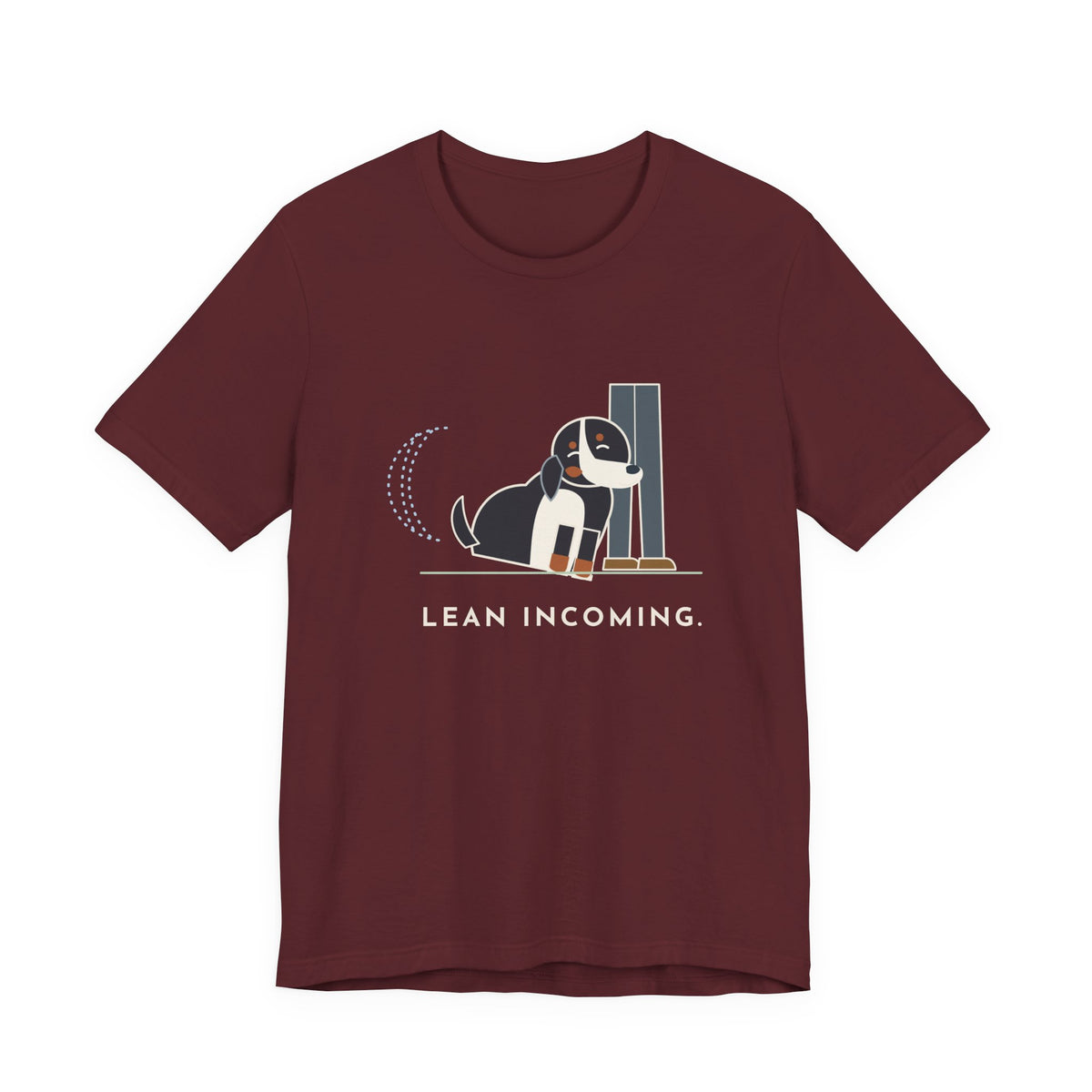 Bernese Mountain Dog T-Shirt - Lean Incoming Funny Berner Lean Tee