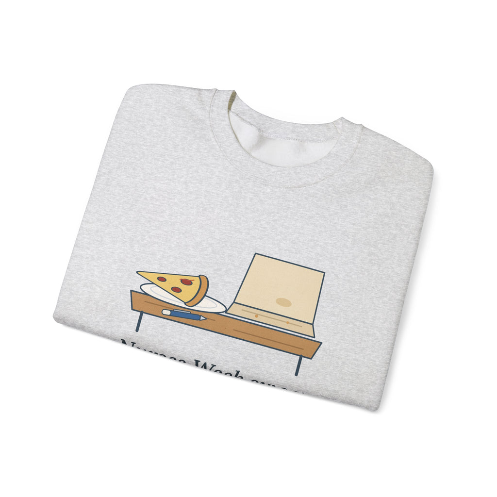Nurses Week Crewneck Sweatshirt - Nurses Week Swag: One Pen, One Cold Slice.