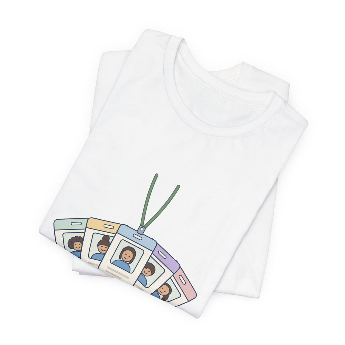 Travel Nurse T-Shirt - Different Badge Photo Every Thirteen Weeks Tee