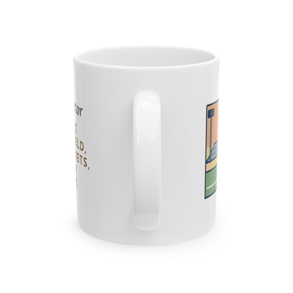 Athletic Director Mug, On a Friday, Lined the Field, Sold the Tickets, Then Ran the Clock, Funny Coffee Mug 11oz