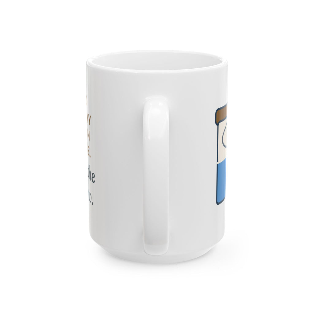 Claimed My Pillow on Night One, I Sleep on the Corner Now 15oz Mug, Large Funny Cavapoo Coffee Mug