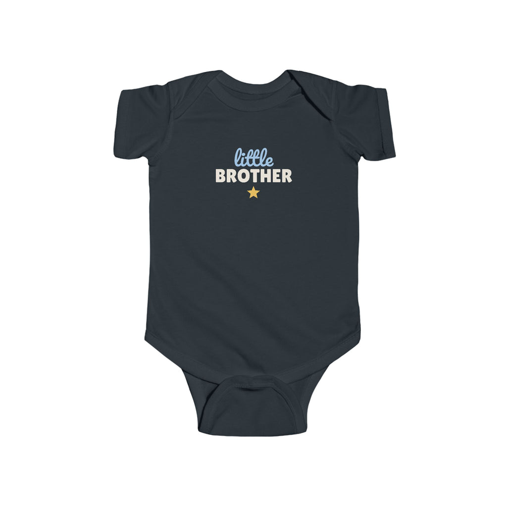 Little Brother Baby Bodysuit, Sibling Matching Newborn Outfit