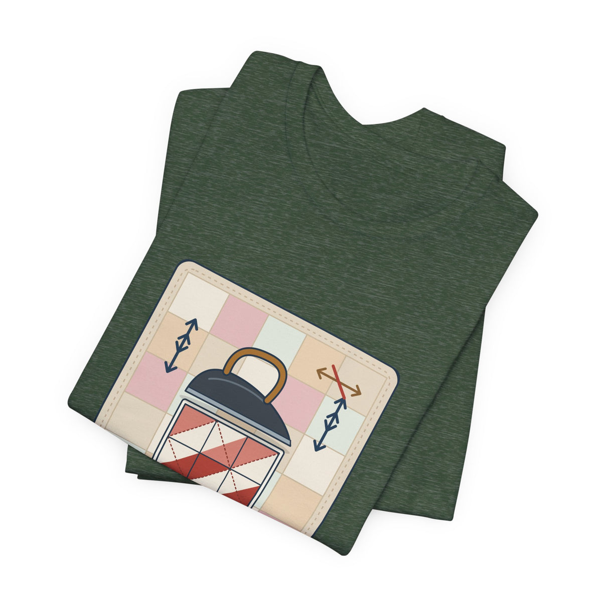 Quilting T-Shirt - Press, Don't Iron. Funny Quilter Tee