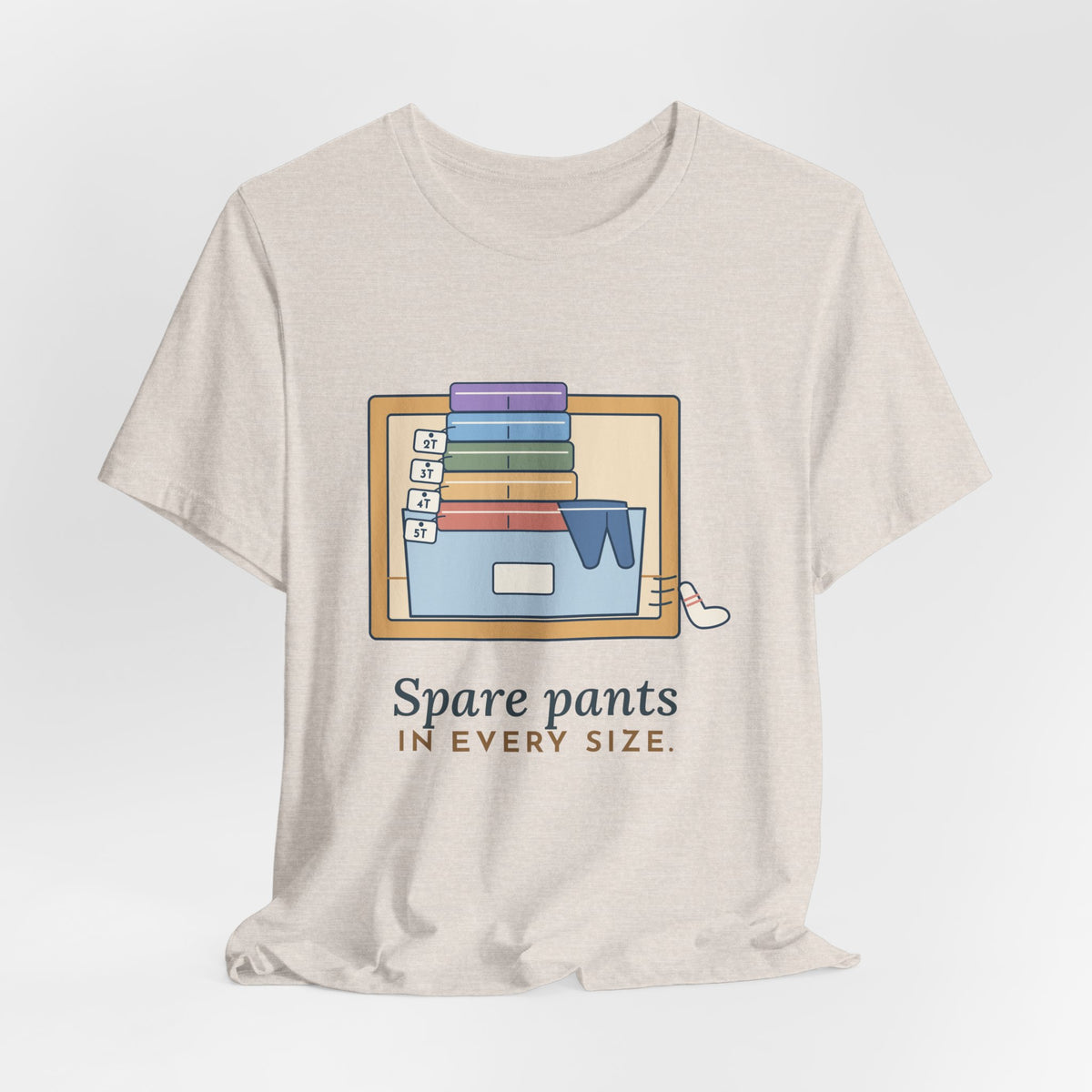 Preschool Teacher T-Shirt - Spare Pants in Every Size. Pre-K Teacher Tee