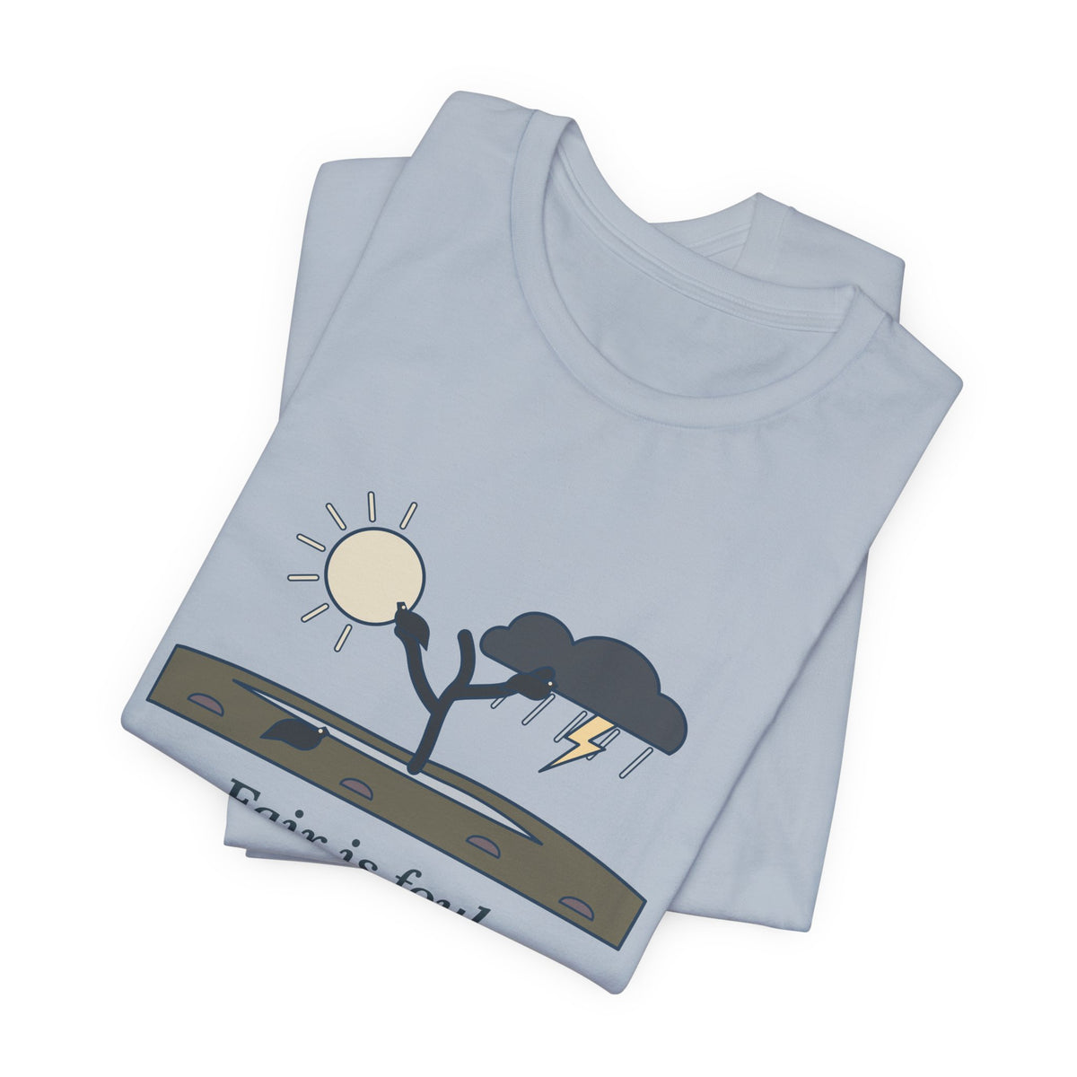 Shakespeare Quote T-Shirt, Fair Is Foul and Foul Is Fair, Gothic Twisted Heath Tree Tee