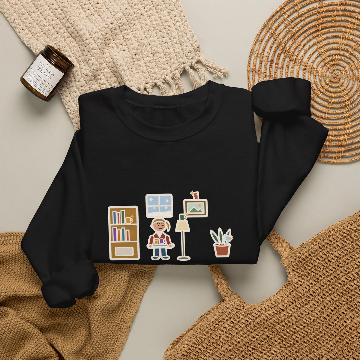 Holiday Host Sweatshirt, Hosted the Holidays, Still Finding Cups in Strange Places in January, Funny Cup Hunt Crewneck