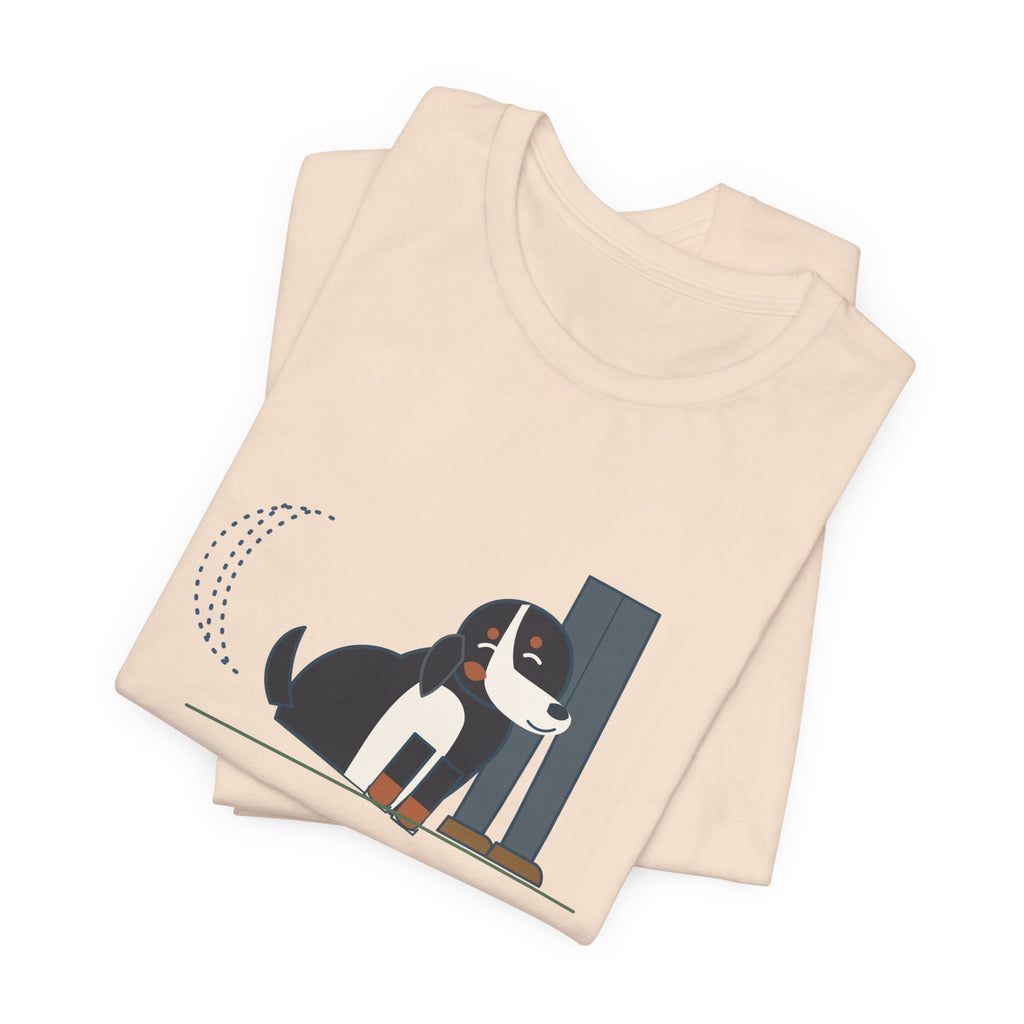 Bernese Mountain Dog T-Shirt - Lean Incoming Funny Berner Lean Tee