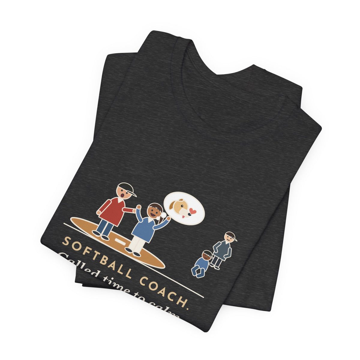 Funny Softball Coach T-Shirt, Called Time for a Mound Visit, Heard All About Her New Puppy, Mound Visit Tee