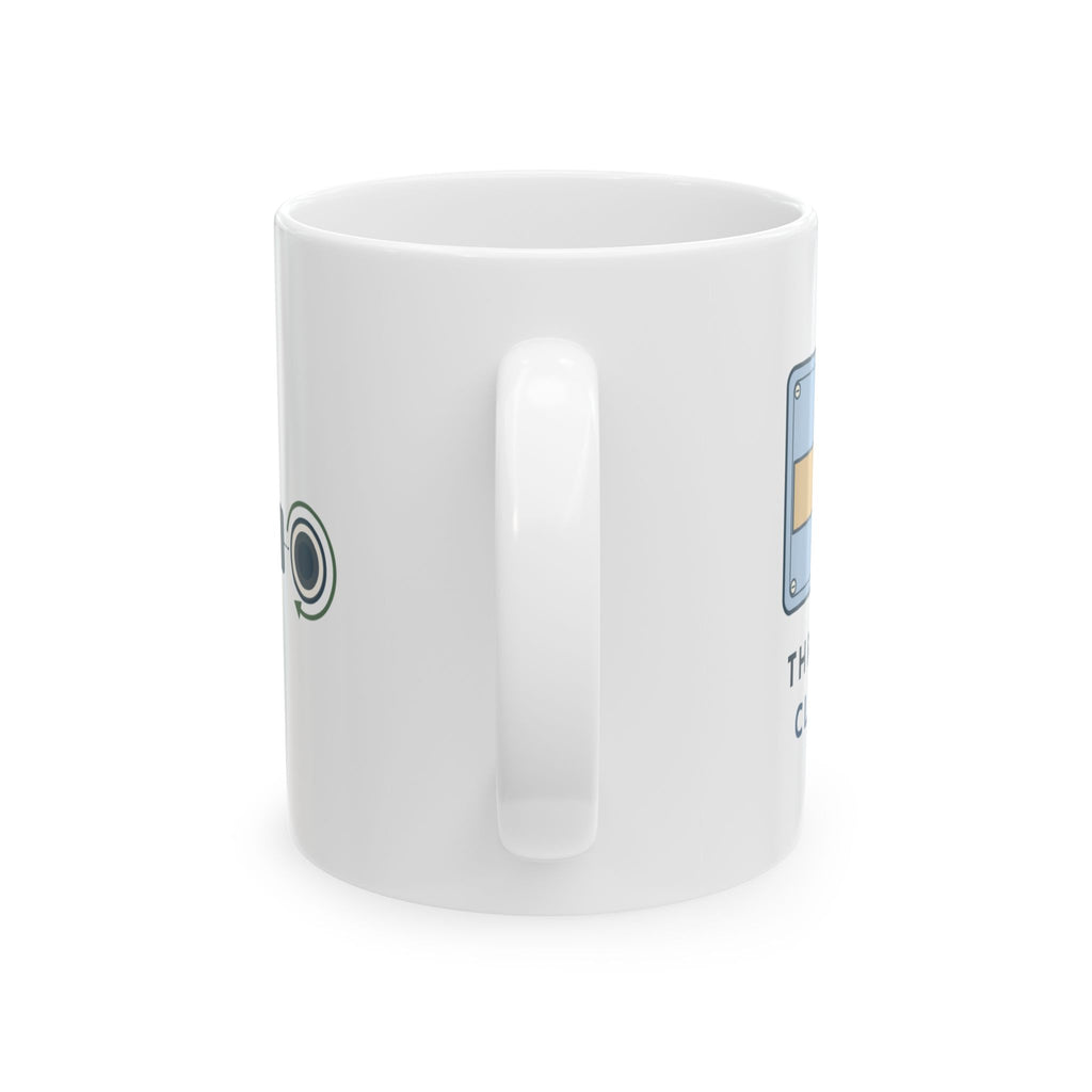 Plumber Coffee Mug - Three Wraps, Clockwise Funny Plumbing Gift Mug
