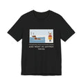 Funny Chesapeake Bay Retriever T-Shirt, Saw the Lake in January and Went In Anyway, Twice, Winter Lake Tee