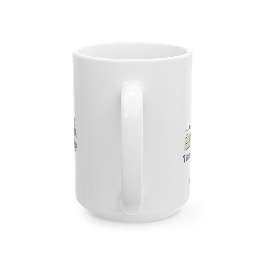 Large 15oz Egyptian Mau Mug - Straight to the Food Bowl