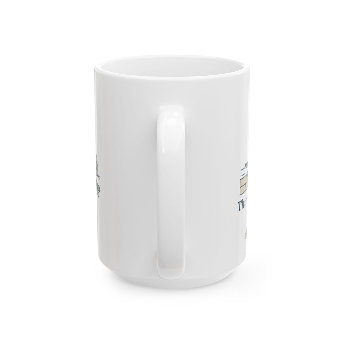 Large 15oz Egyptian Mau Mug - Straight to the Food Bowl