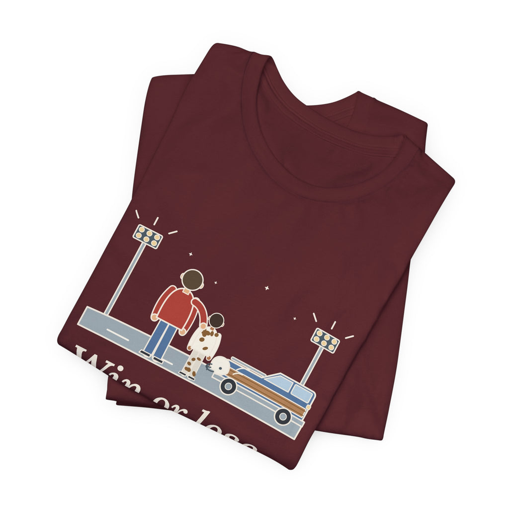 Win or Lose, We Ride Home Together T-Shirt, Football Quote Tee with Friday Night Ride Home