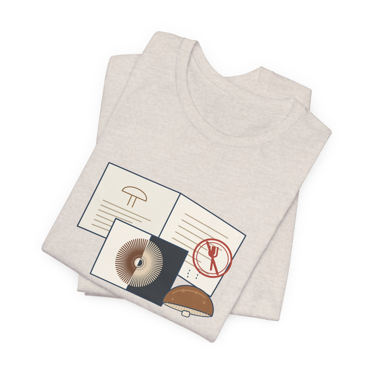 Mushroom T-Shirt - Took a Spore Print. Still Not Eating It. Funny Mycology Tee