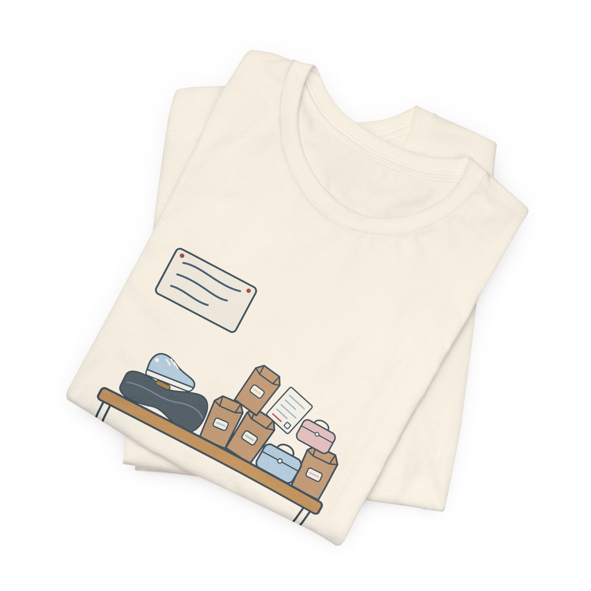 School Secretary T-Shirt - The Forgotten-Lunch Table Is Full Front Office Tee