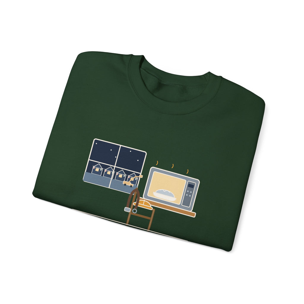 Lineman Crewneck Sweatshirt - Christmas Dinner, Reheated. Your Lights Stayed On.