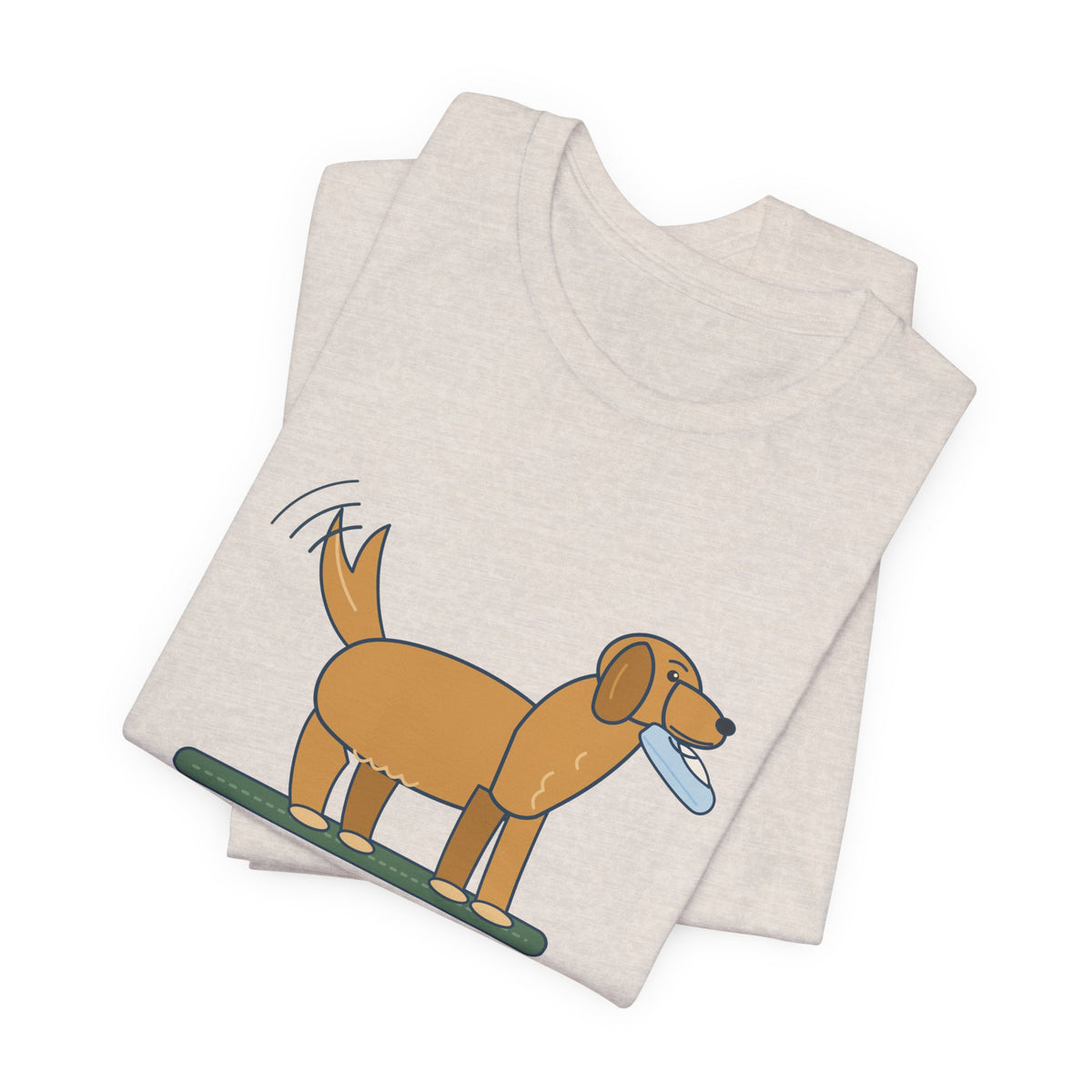 Golden Retriever T-Shirt - Gift in Mouth, Tail in Overdrive Funny Golden Owner Tee