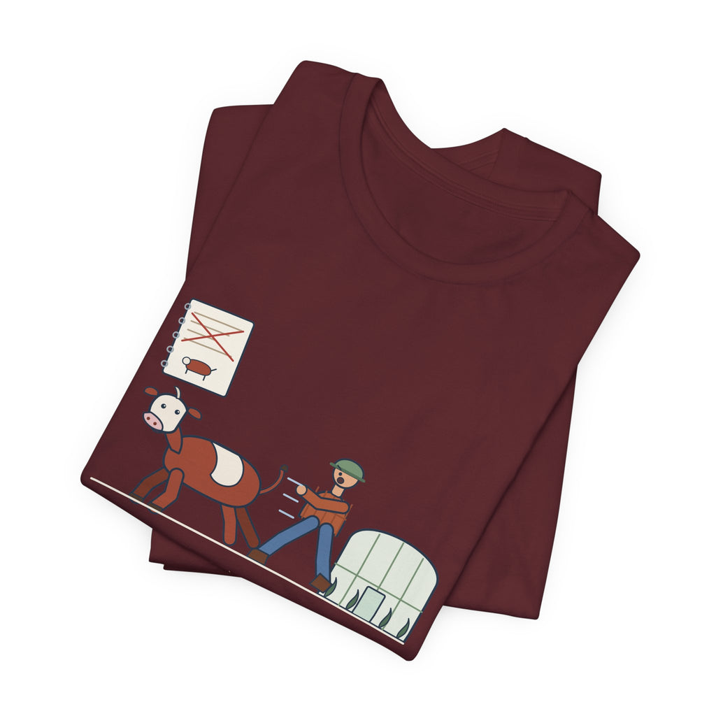 Ag Teacher T-Shirt - Lesson Plan: The Heifer Got Out, Funny Agriculture Teacher Tee