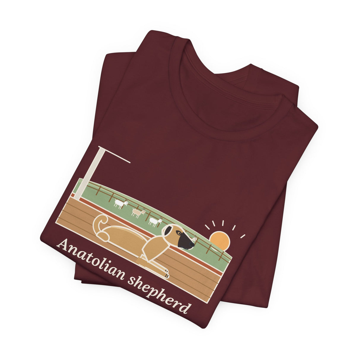 Anatolian Shepherd T-Shirt - On the Porch All Night, Every Goat Accounted For