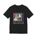 New Year 2027 Dog Owner T-Shirt - Rang in 2027 in the Closet with the Dog Funny NYE Tee