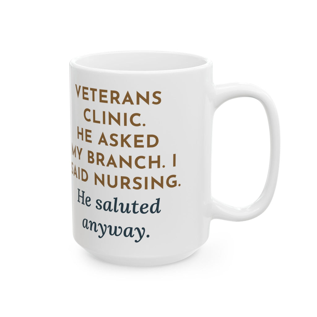 Large Veterans Clinic Nurse Mug 15oz - Branch: Nursing