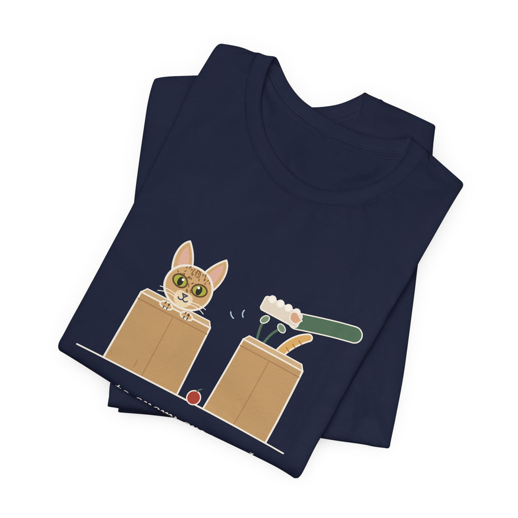 Singapura Cat T-Shirt - Inspects Every Grocery Bag Before It's Unpacked, Funny Cat Tee
