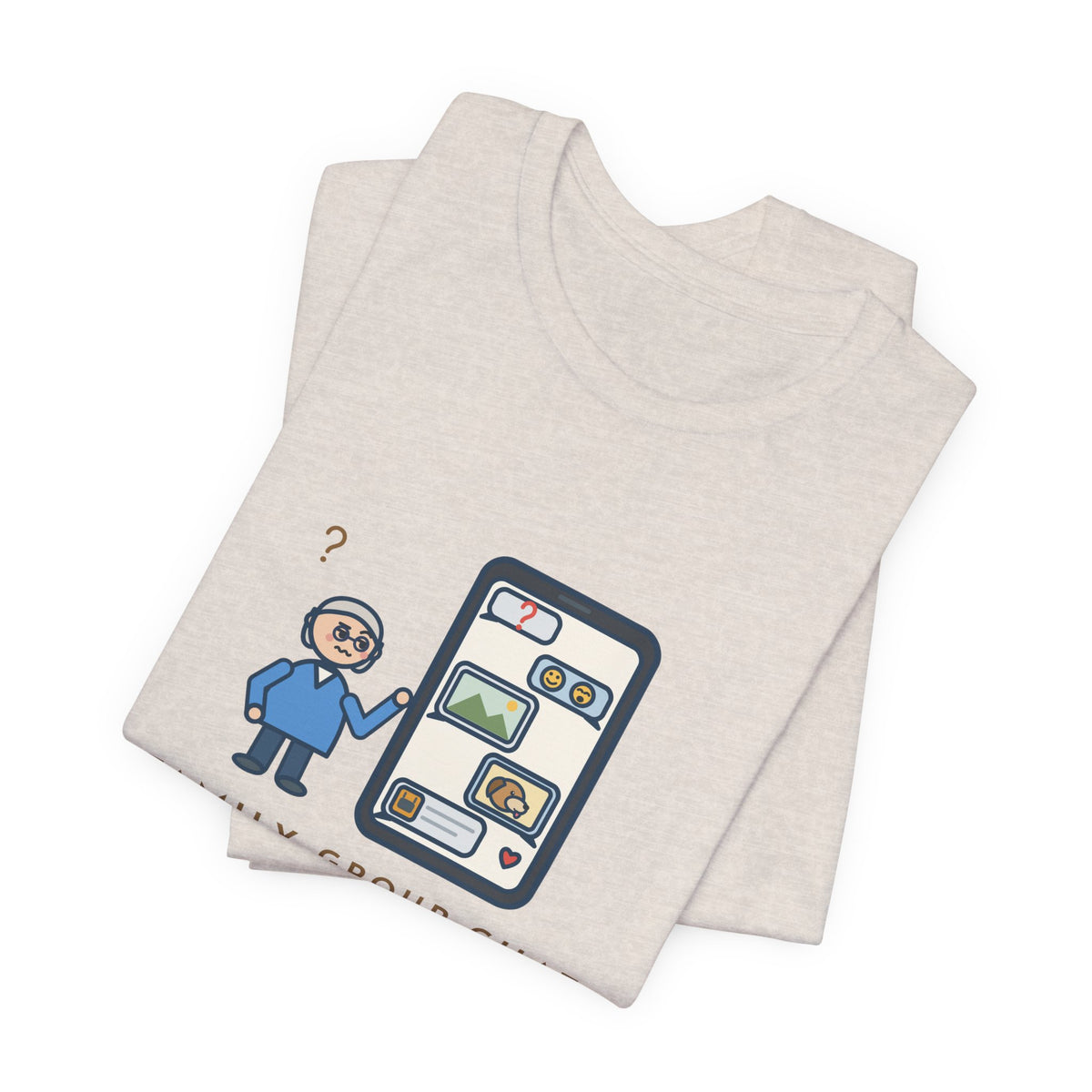 Funny Mom T-Shirt, Asked a Yes-or-No Question, Forty-Two Replies and Zero Answers, Phone Thread Tee