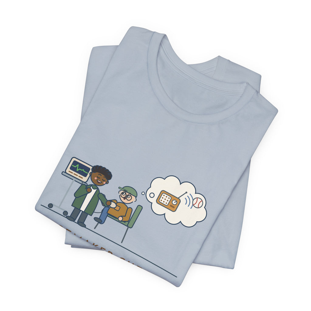 Cardiac Device Clinic Nurse T-Shirt - Pacemaker Check, Does It Get the Ballgame Funny Nurse Tee